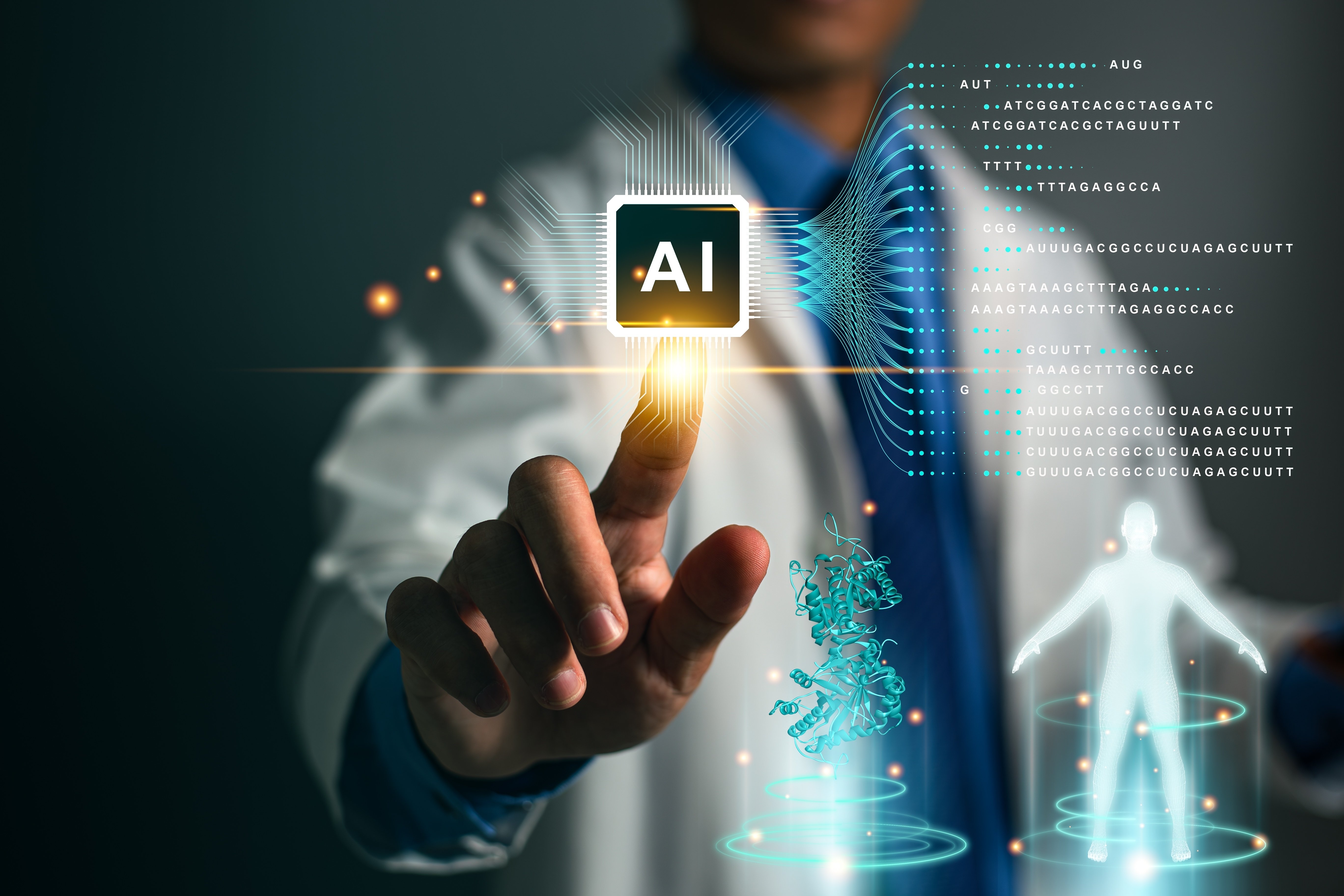 L'arrivée de l'intelligence artificielle a complètement bouleversé la biologie moléculaire. © S. Singha / Shutterstock