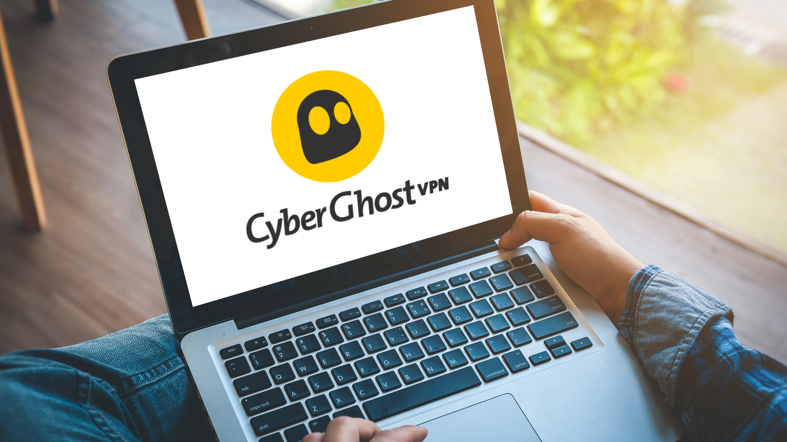 man laptop cyberghost