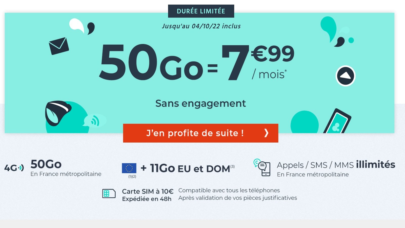 Un forfait mobile qui va à l'essentiel