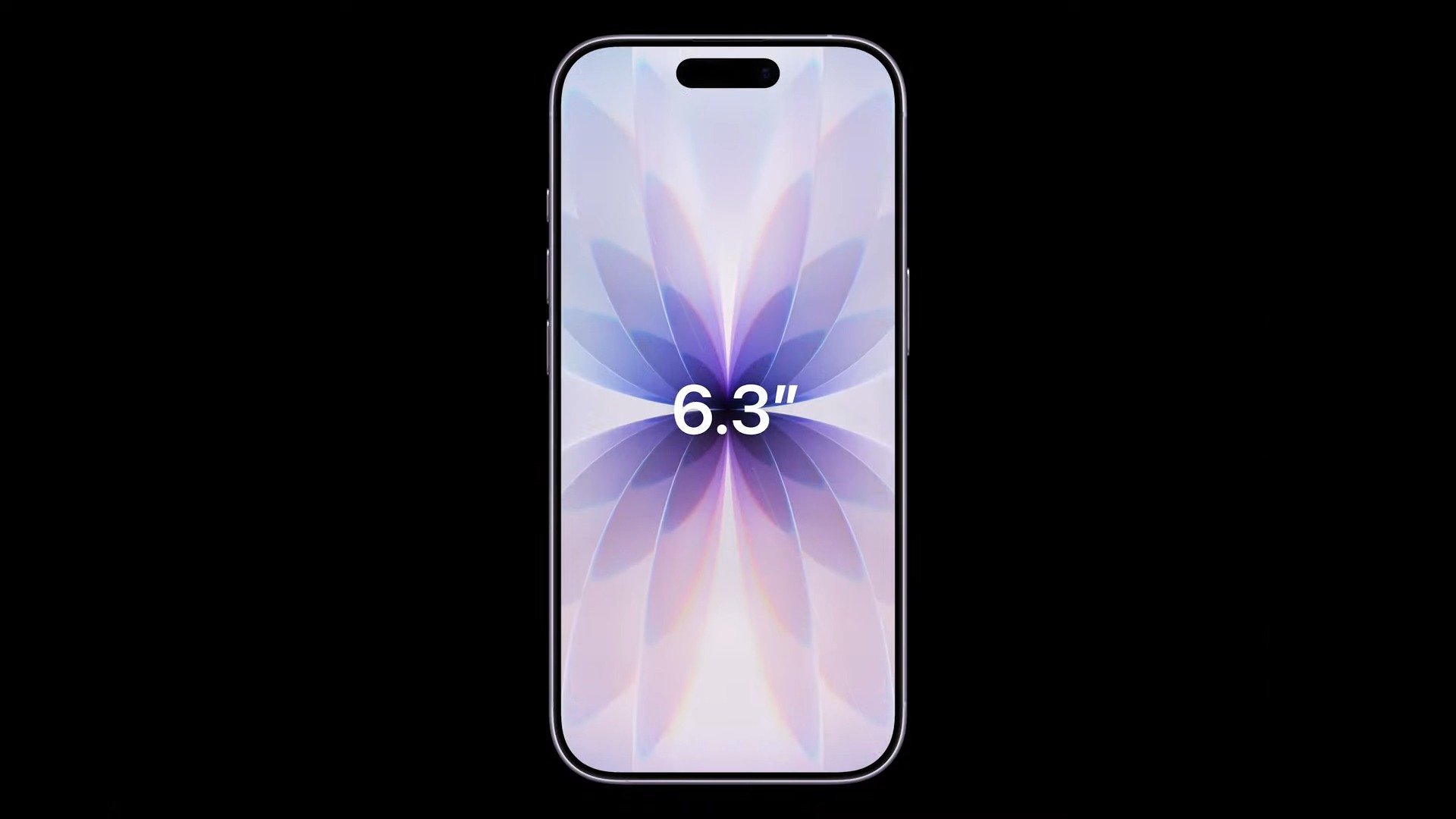 L'écran passe de 6,1" à 6,3" et adopte enfin une fréquence de 120 Hz. © Apple