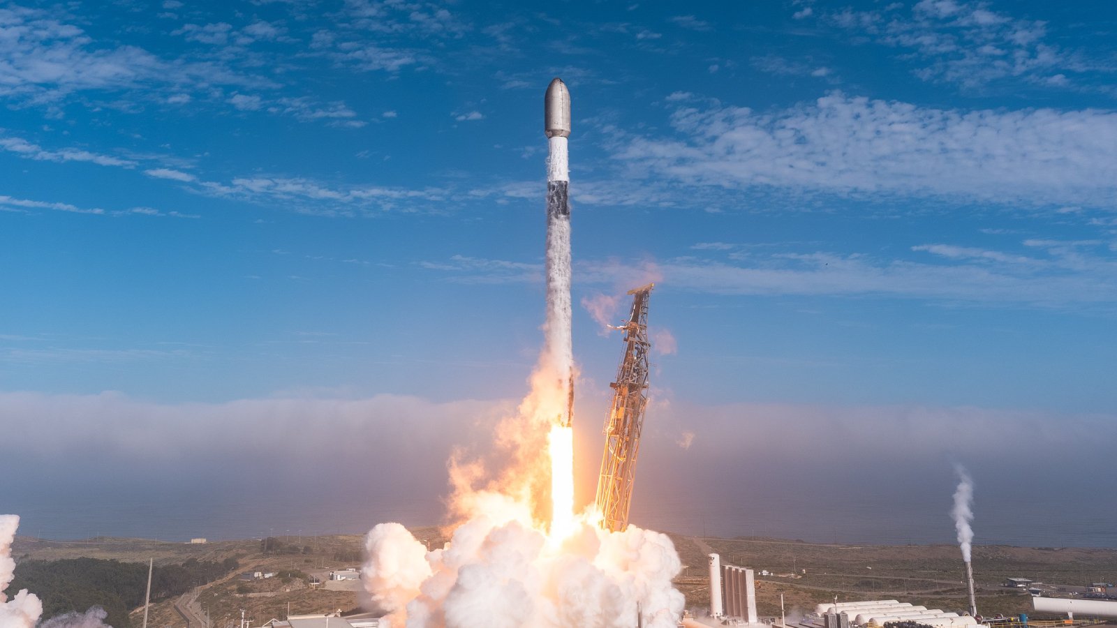 La fusée Falcon 9 de SpaceX . ©SpaceX