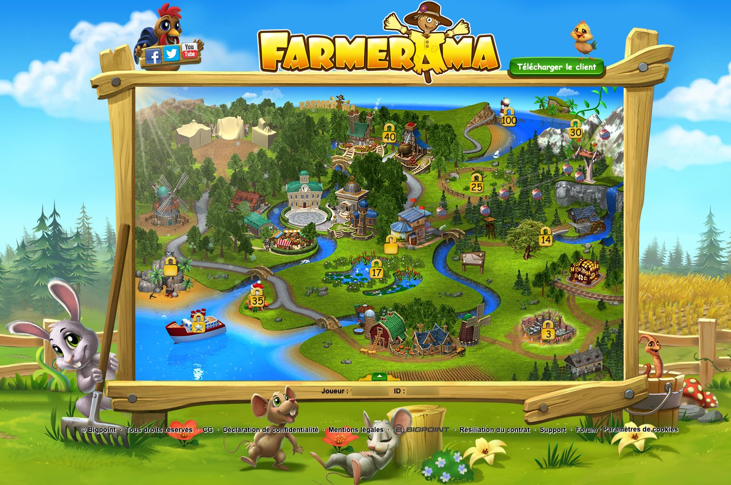 La carte de Famerama