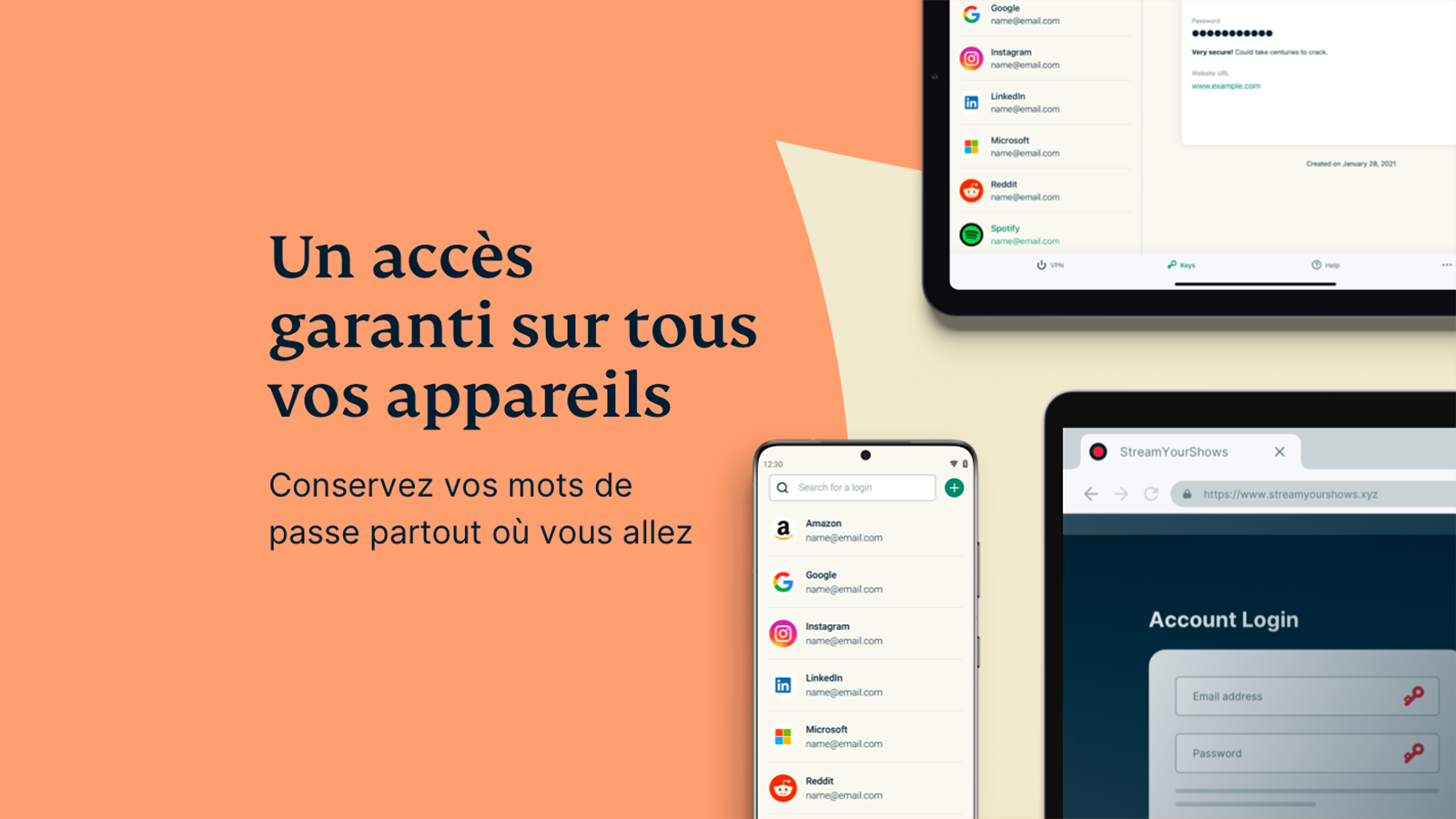 ExpressKeys est disponible sur vos navigateurs, PC... ©Express