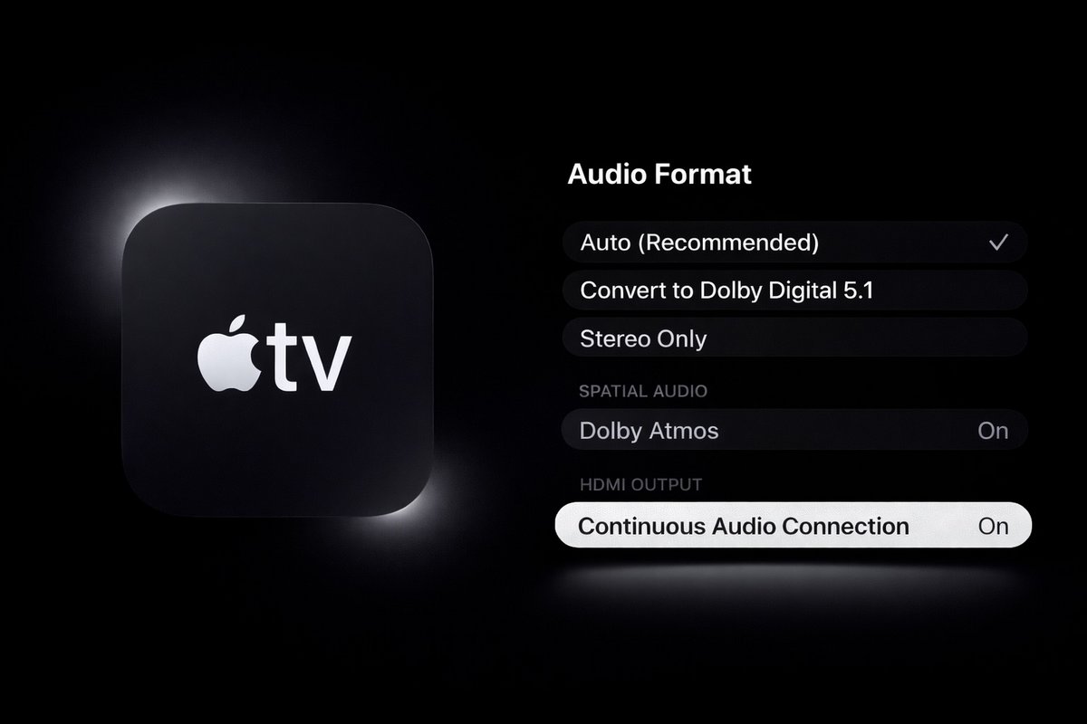 Apple vient de corriger un "méchant" bug dans sa beta de tvOS 26.4. © Apple