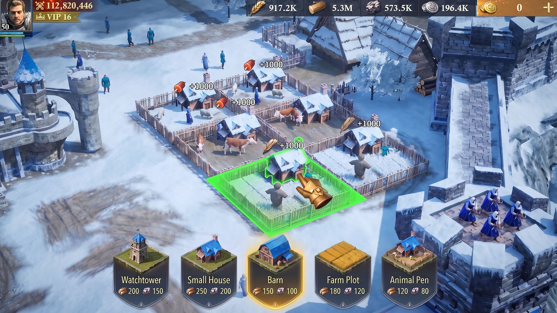 Last Fiefdom met en scène de vastes batailles en temps réel, avec des armées déployées et déplacées directement sur la carte. La stratégie repose notamment sur la conquête de territoires et la coordination des troupes. © Puzala Games Limited
