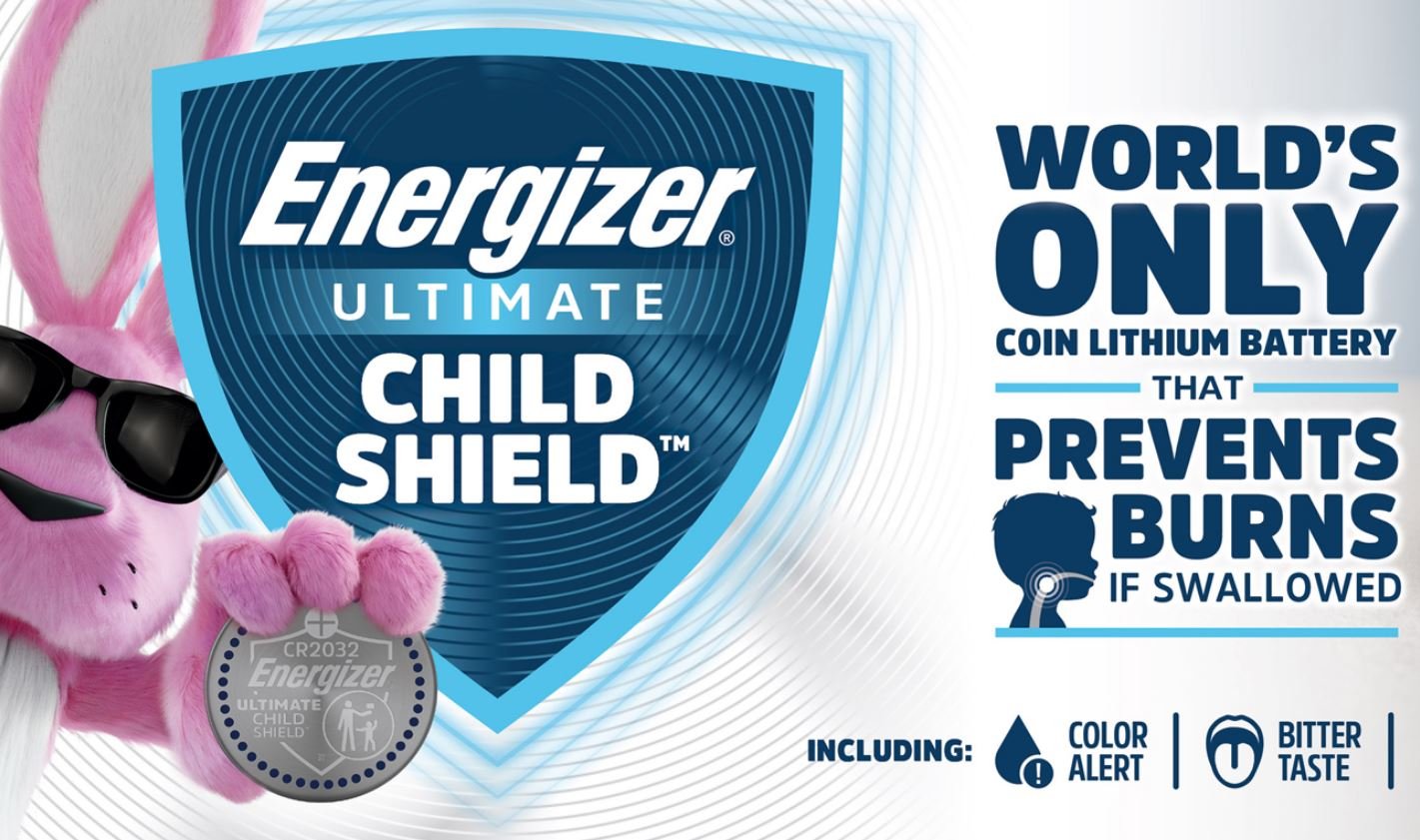 La nouvelle pile Energizer pourrait éviter des drames domestiques chez les enfants. ©Energizer