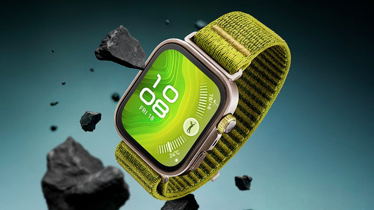 La HUAWEI Watch Fit 4 Pro combine autonomie, précision GPS, écran AMOLED et suivi santé, le tout dans un design premium ©HUAWEI
