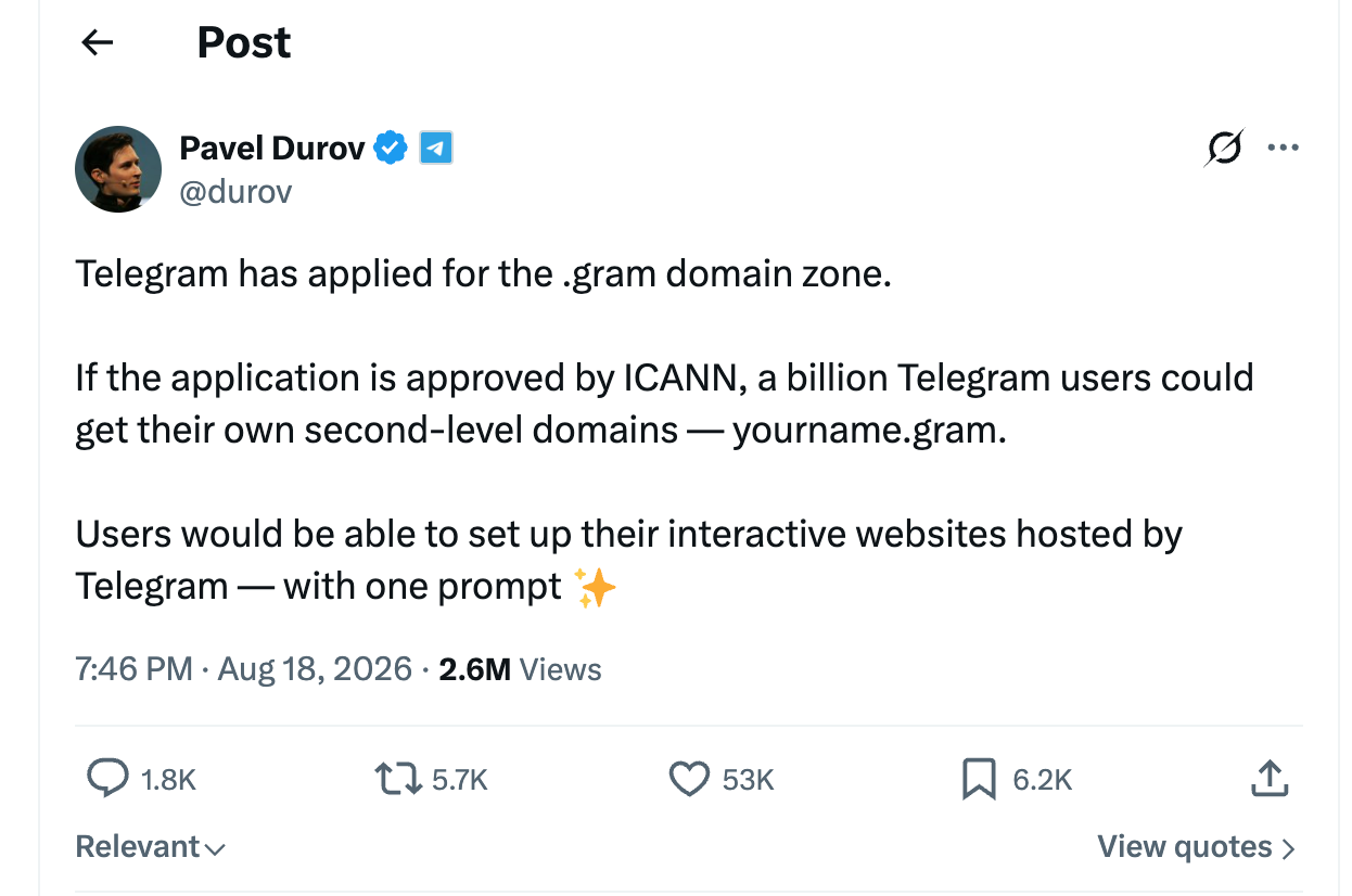 telegram