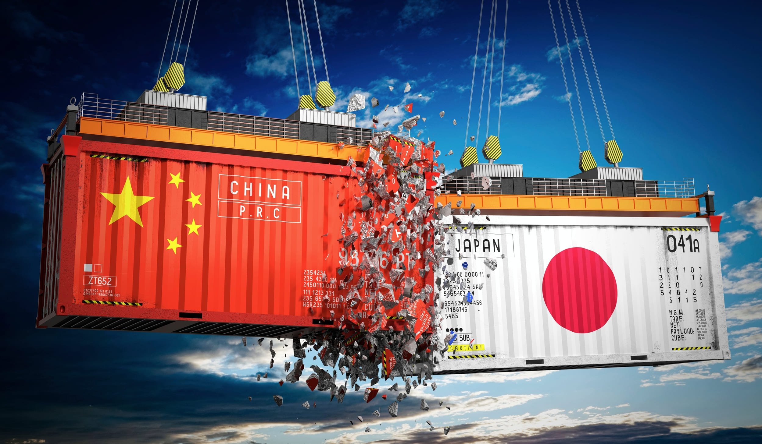 La tension monte entre la Chine et le Japon. © PX Media / Shutterstock