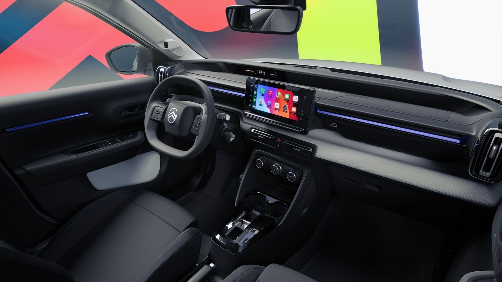La version Tonic de la Citroën ë-C3 embarque un écran 10". ©Citroën