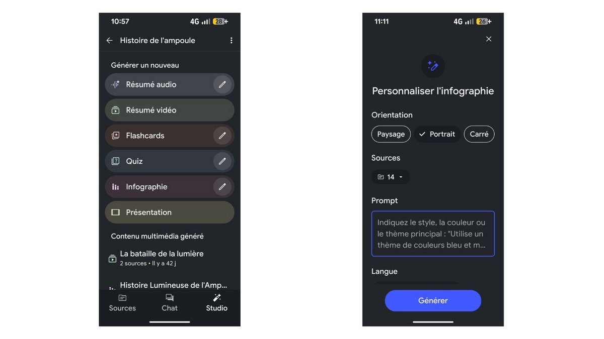 De nouvelles fonctions arrivent dans NotebookLM. ©Google