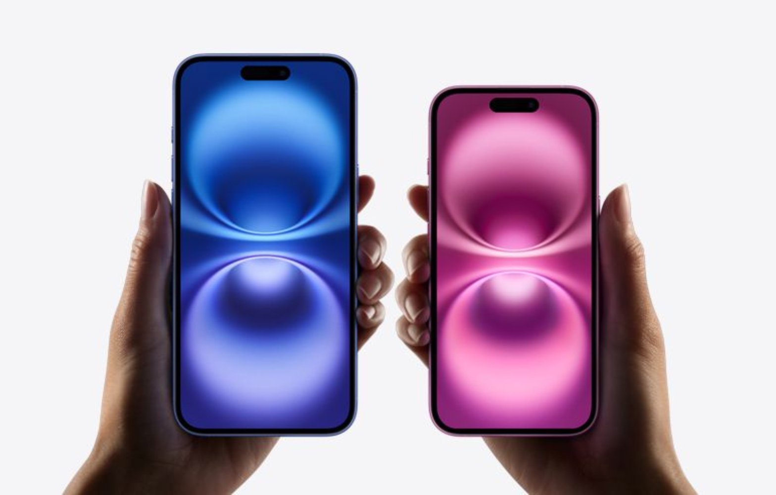 Les deux nouveaux iPhone (16 et 16 Plus) équipés de la puce A18