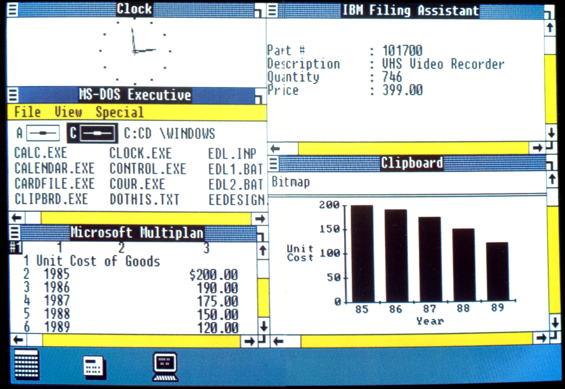 Windows 1.0 ©Wikimedia