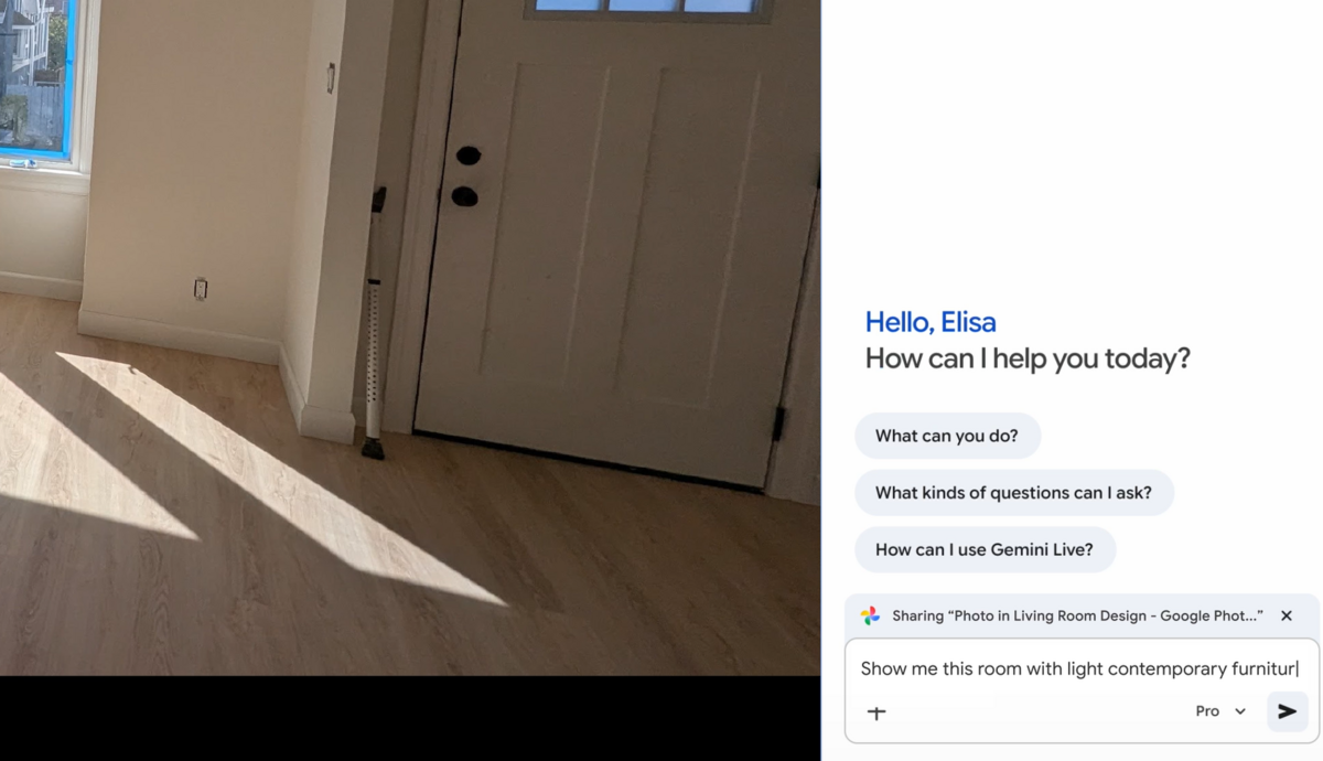 Aperçu de Nano Banana dans le navigateur Chrome. © Google