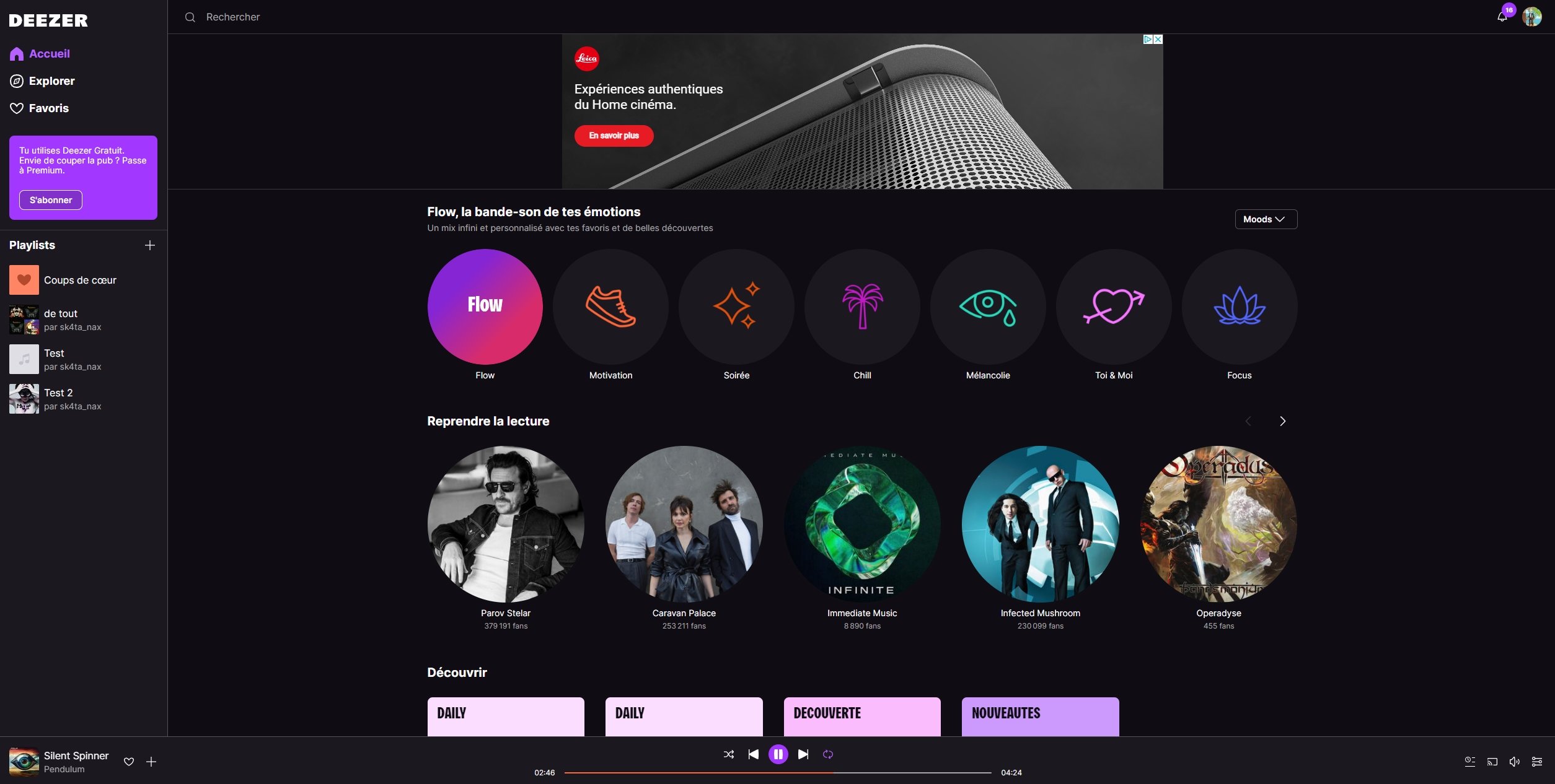 Une interface légèrement modernisée © Capture d'écran Clubic