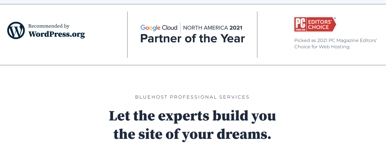 @Bluehost : un service recommandé par WordPress.org