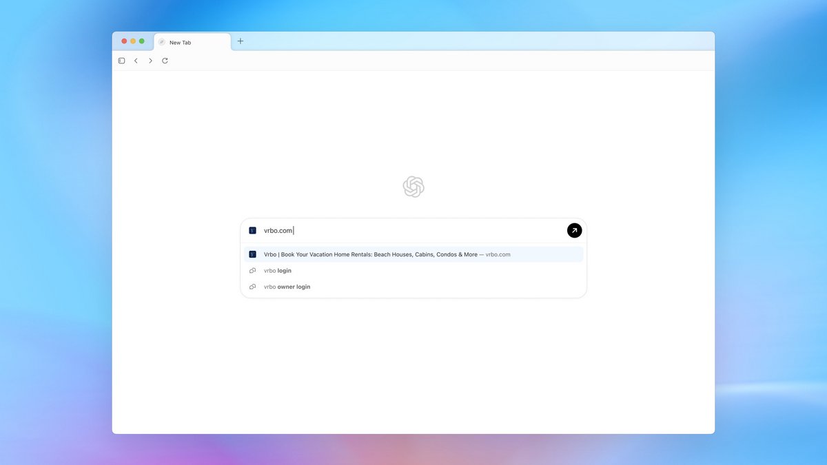 Le navigateur d'OpenAI, baptisé ChatGPT Atlas, se dévoile © OpenAI