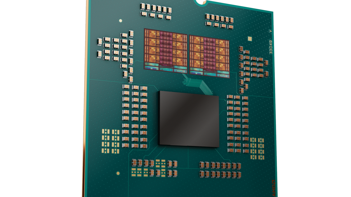 AMD a même laissé trainer des illustrations de son futur Ryzen 9 9950X3D2. ©AMD