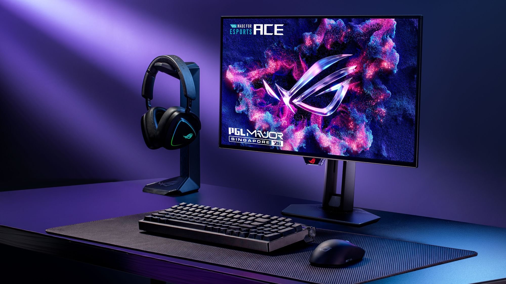 Le ROG Swift OLED PG259QWS Ace est l’un des premiers moniteurs à exploiter cette nouvelle dalle LG Display 24,5" Full HD 720 Hz. © Asus