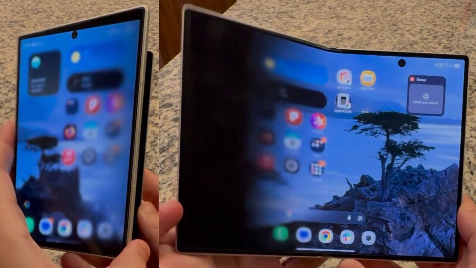 Le Z Fold 8 fait presque aussi bien que l'iPhone Duo, avec un développeur expérimenté. © @saaaanjjjuuu / X