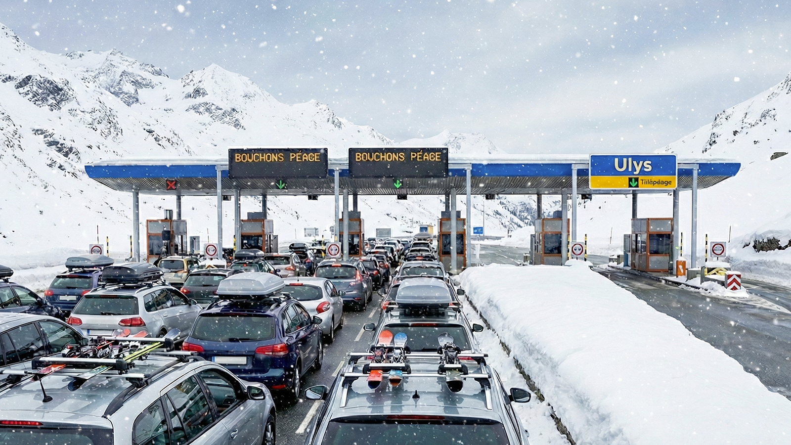 Trajets vers la montagne : une offre à 0 € sur le Pass Ulys Télépéage pendant 6 mois © Google Gemini