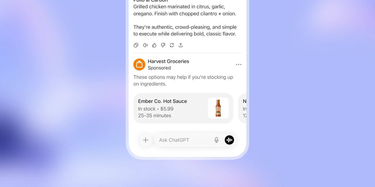 Les résultats publicitaires devraient arriver tout en bas de la réponse de l'IA. ©9to5Google