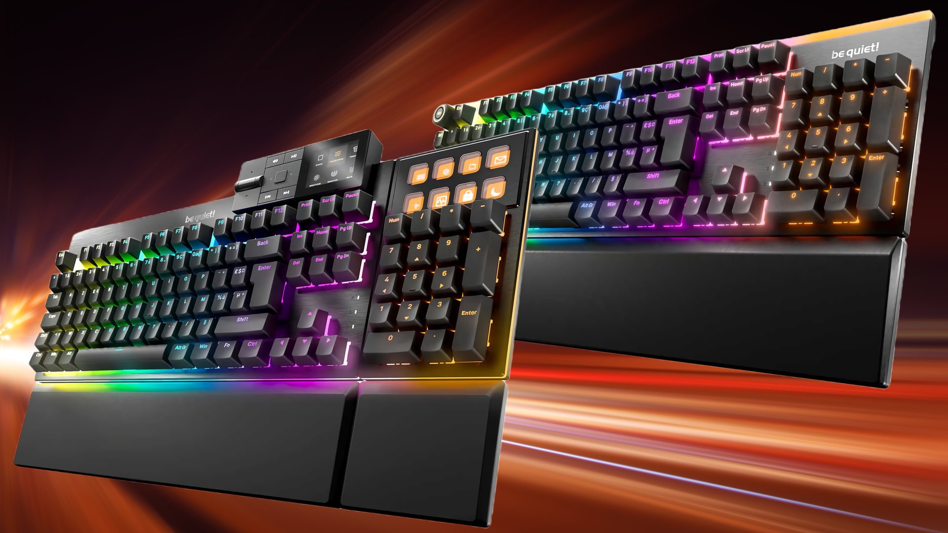 Be quiet! signe une entrée très remarquée dans le monde du clavier gaming ! ©Nerces pour Clubic