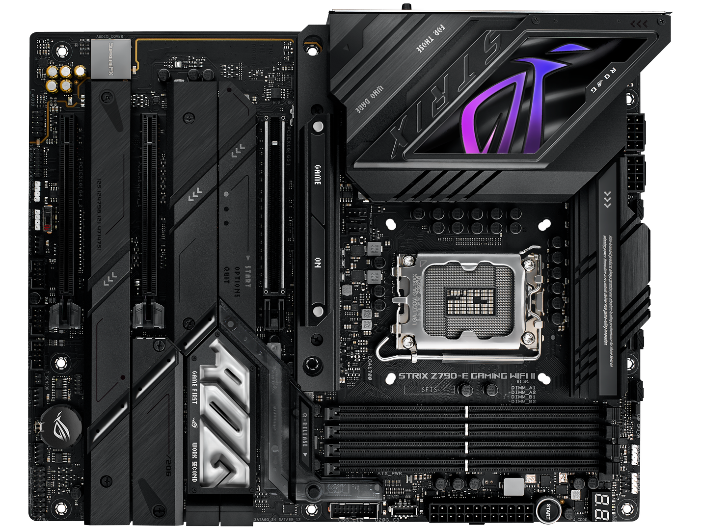 Toujours aussi classe, la Strix Z790-E © Nerces pour Clubic