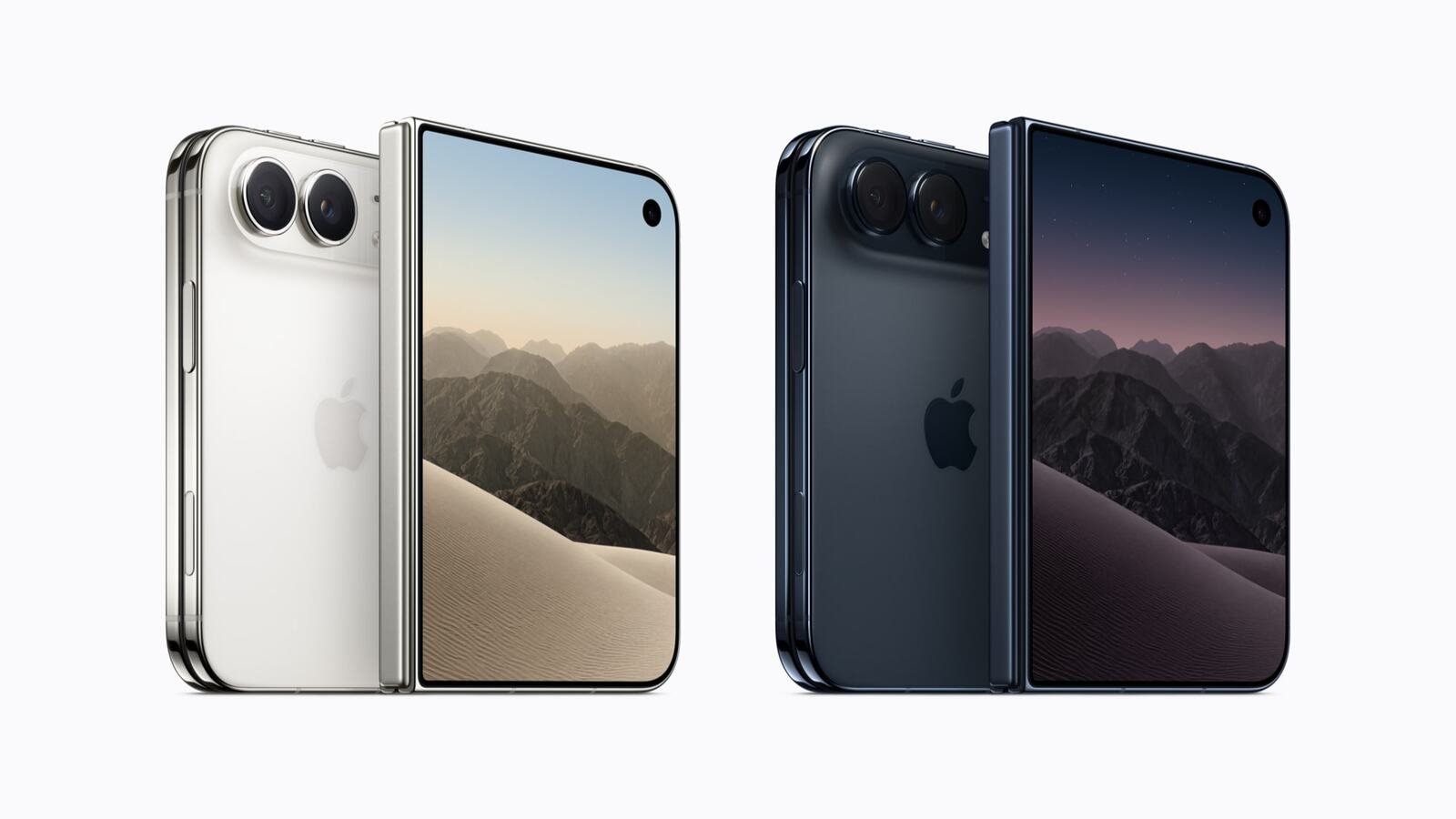 Les deux coloris de l'iPhone Duo disponibles au lancement. © Apple