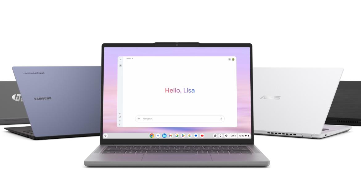 Les Chromebook Plus s'offrent un peu plus d'IA ©Google
