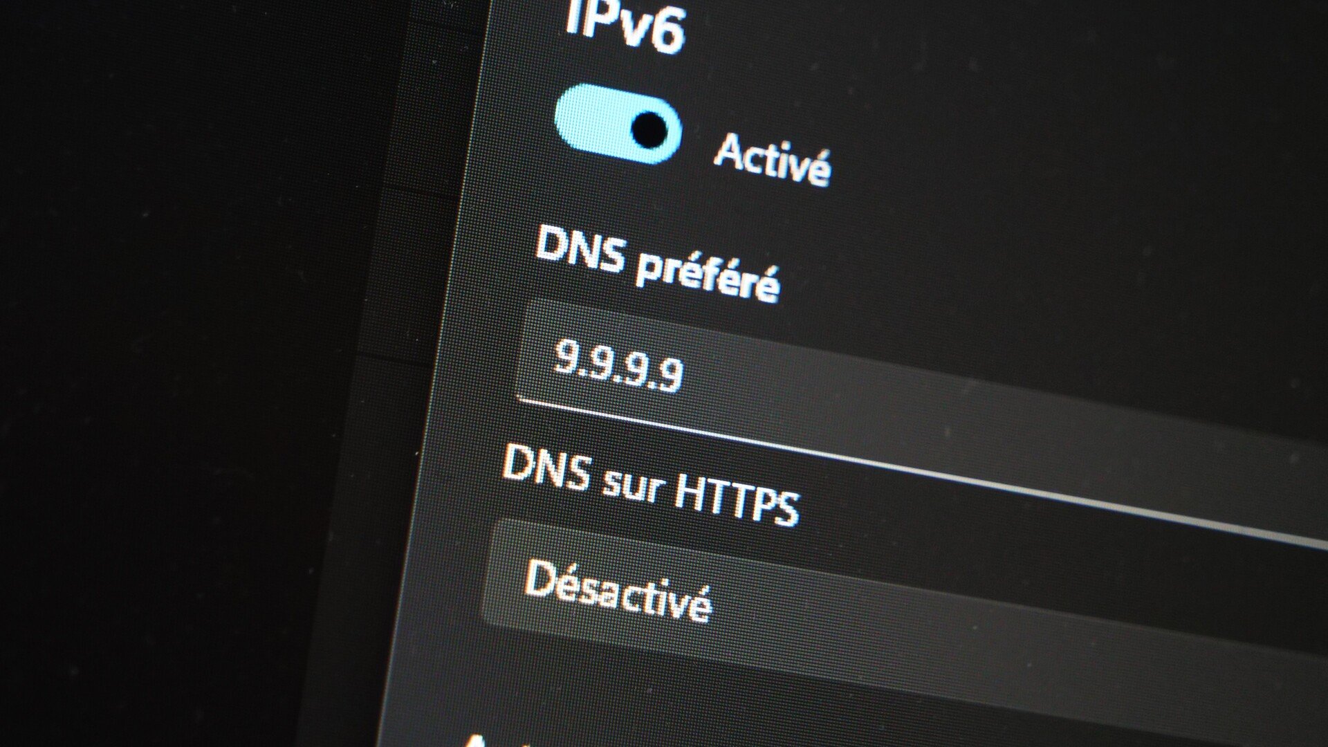 Le DNS de Quad9, accessible à l’adresse 9.9.9.9, ne fonctionnera plus en France à partir du 24 novembre 2026. © Alexandre Boero / Clubic