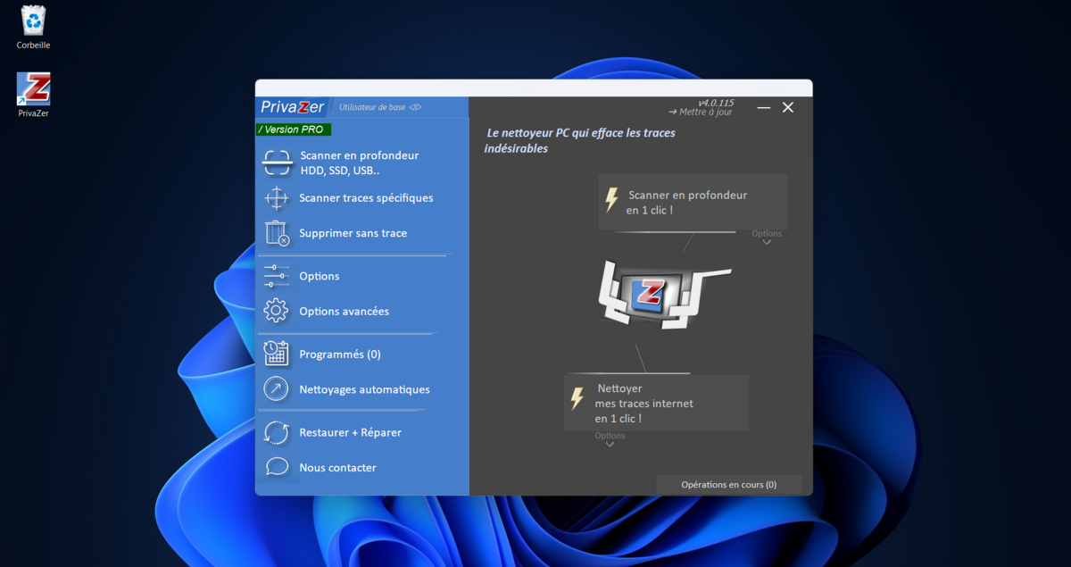 Clubic - Notre avis sur PrivaZer
