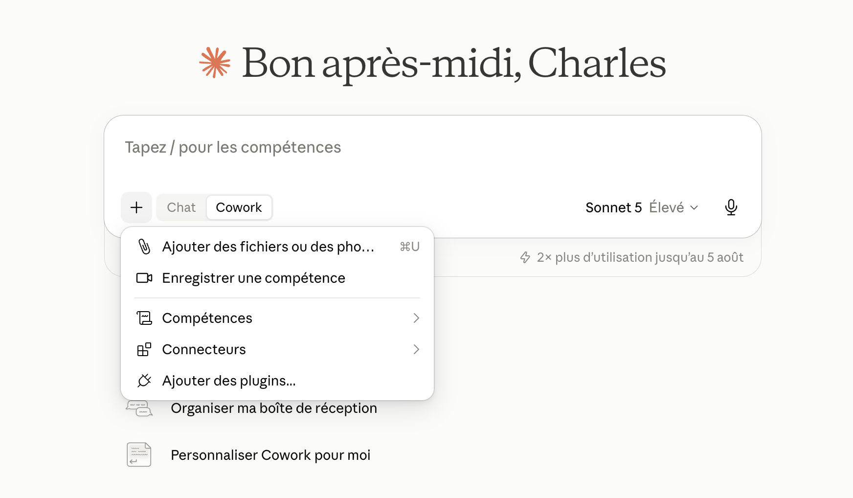 Le menu est accessible facilement, attention à avoir la dernière version installée. ©Charles Gouin-Peyrot pour Clubic