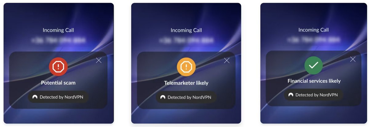 NordVPN entend signaler les appels frauduleux pour protéger ses abonnés contre les arnaques et autres tentatives de démarchage agressif. © NordVPN