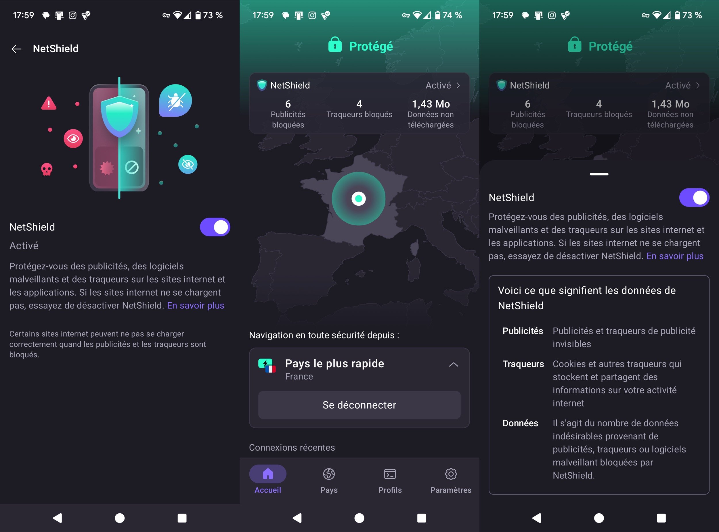 Proton VPN : NetShield