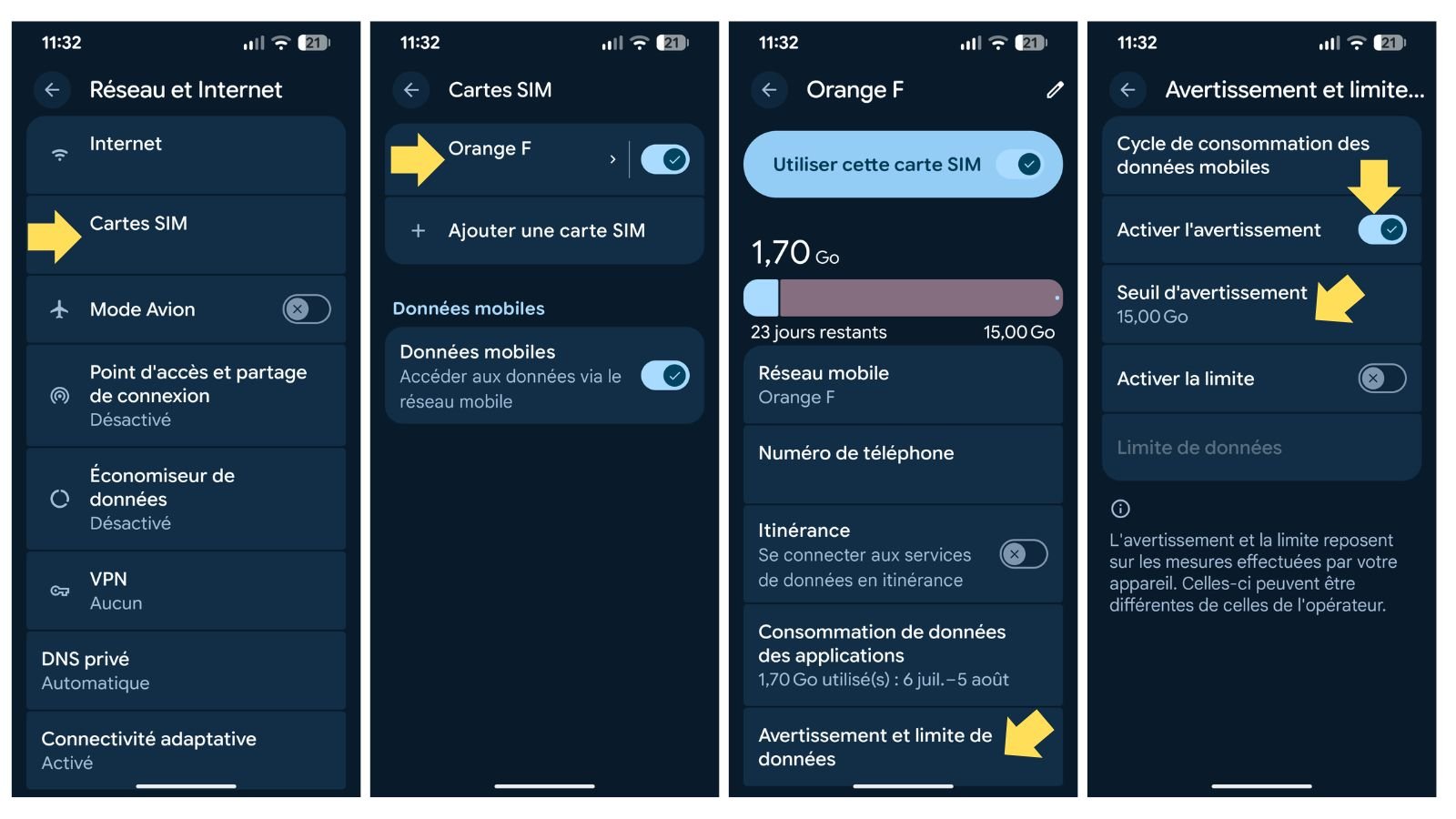 Configurez des alertes. ©Google