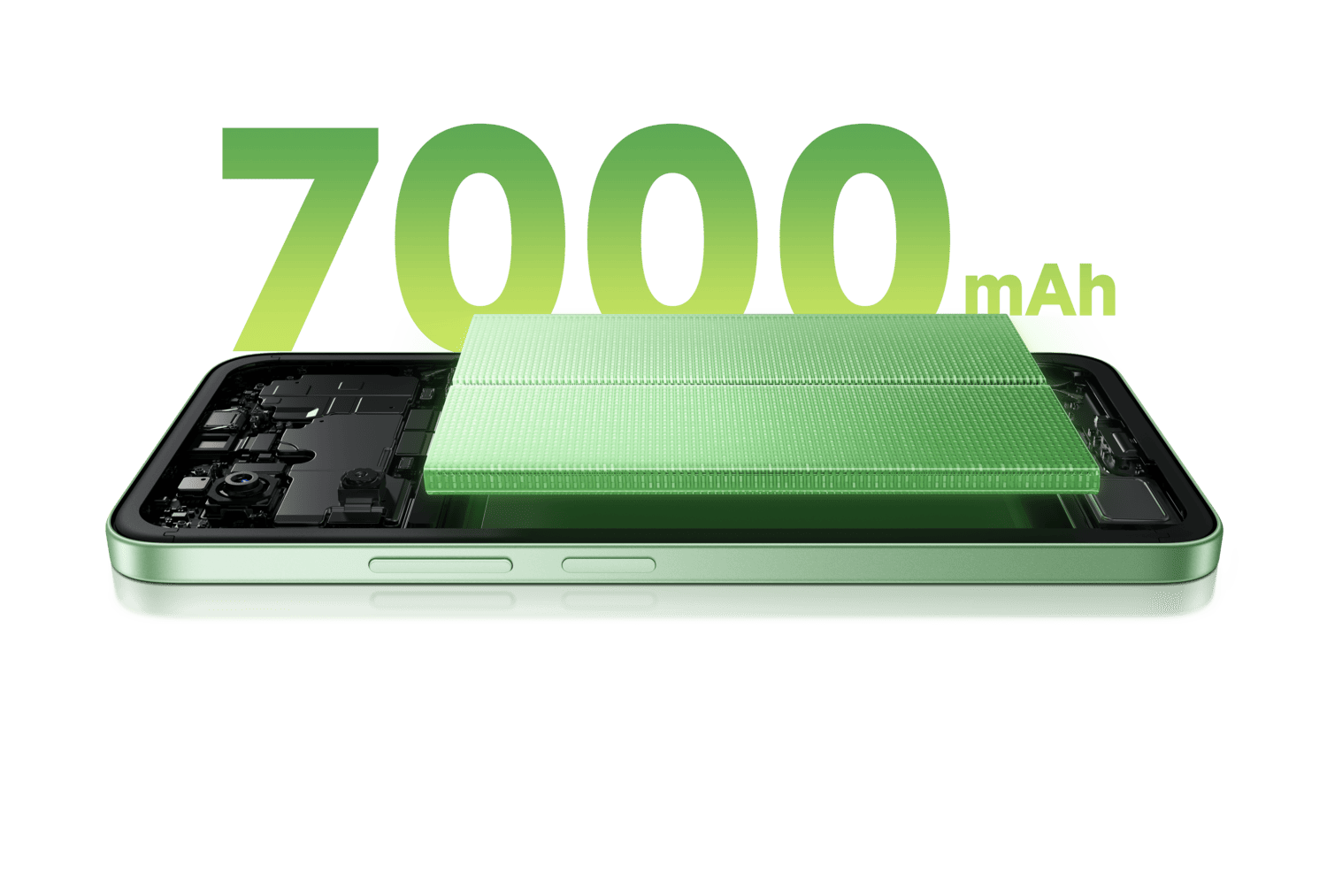 Le Redmi 15 se dote d'une imposante batterie de 7000 mAh. ©Xiaomi