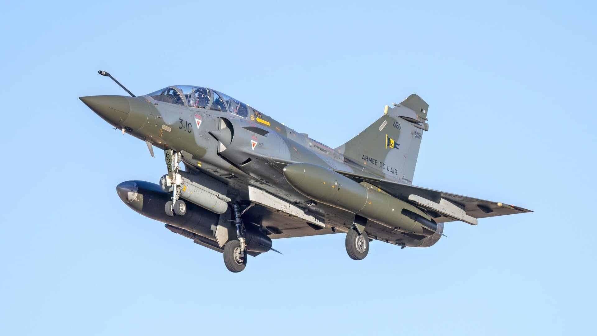 Le dernier Mirage 2000D rénové vient d'être livré à l'armée de l'Air. © AlfonsoSM / Shutterstock