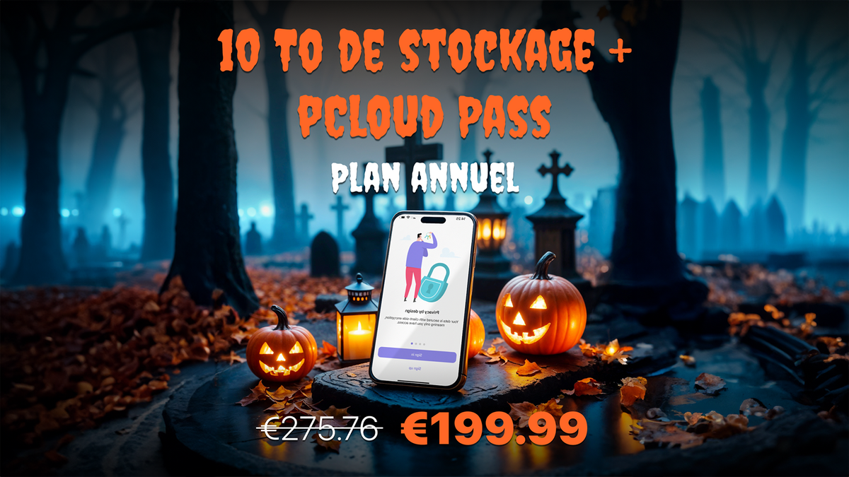 Ne ratez pas la meilleure offre cloud de l’année : 10 To à 199,99 € ! © pCloud