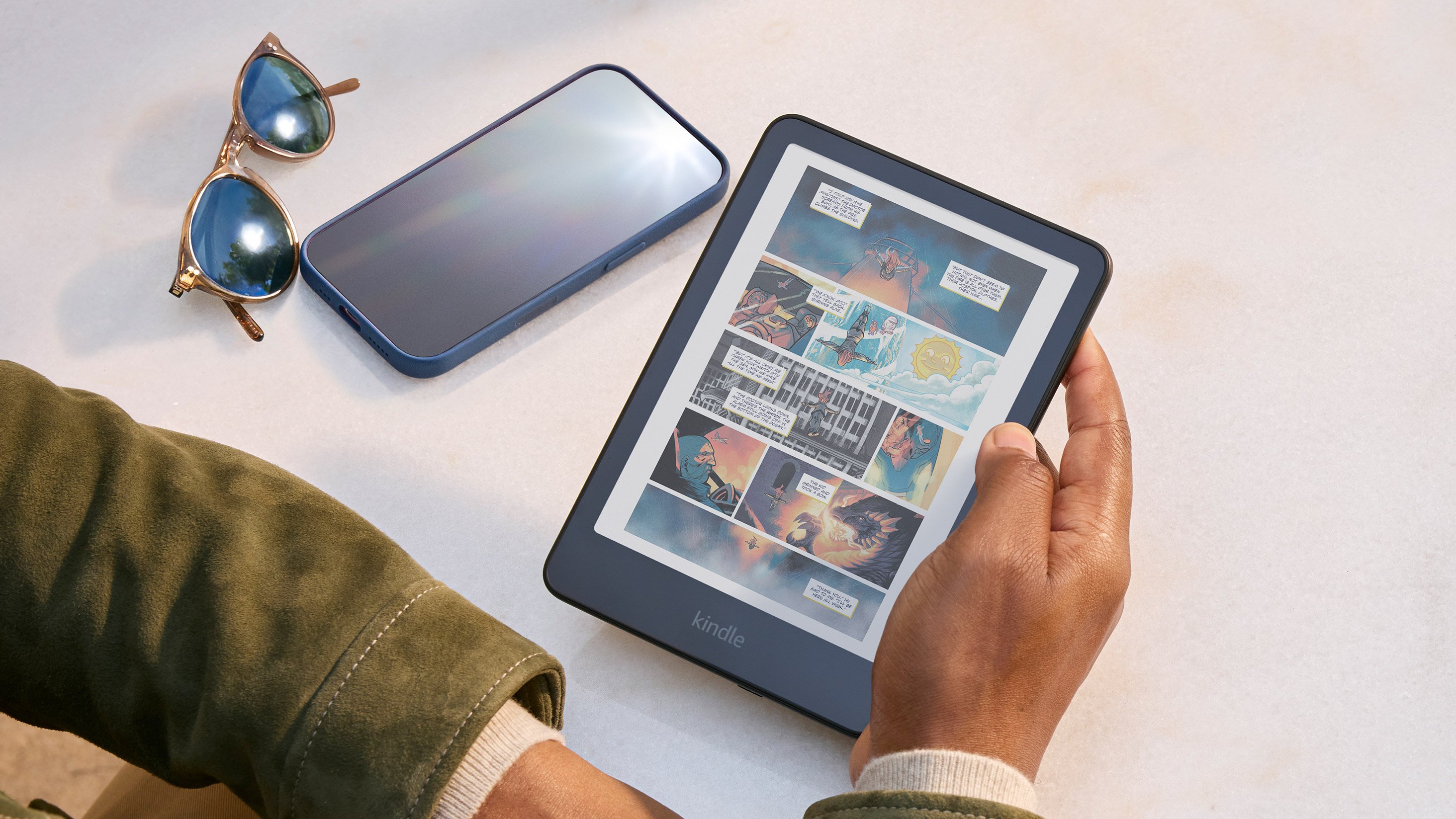 La Kindle Colorsoft 16 Go rend un peu plus accessible l'affichage couleur. ©Amazon