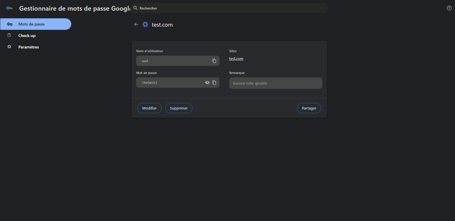 Essayez par vous-même, Chrome ne m'a opposé aucune résistance pour afficher ce mot de passe - © Axel Reghis pour Clubic.com