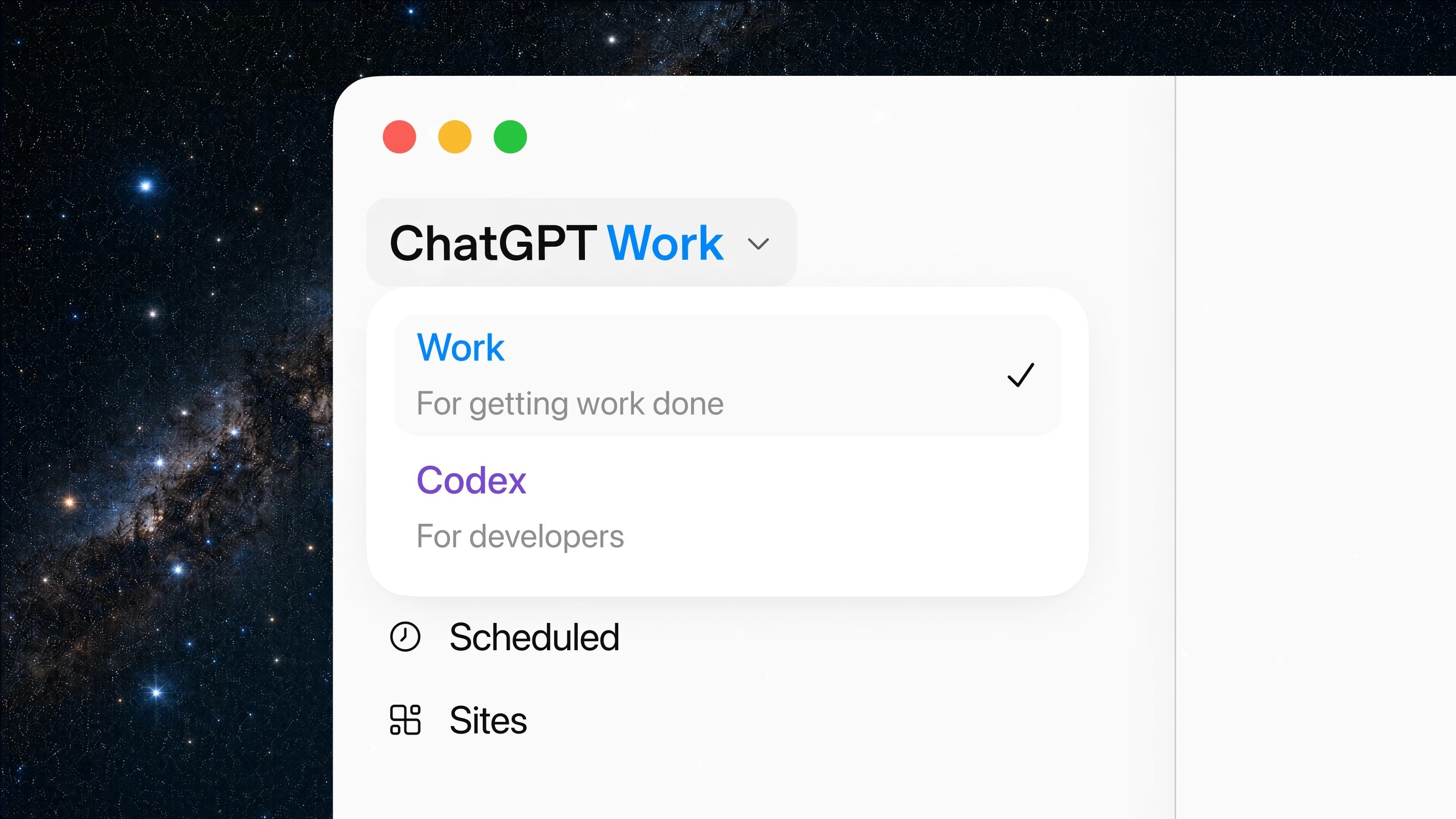 ChatGPT Work. © OpenAI