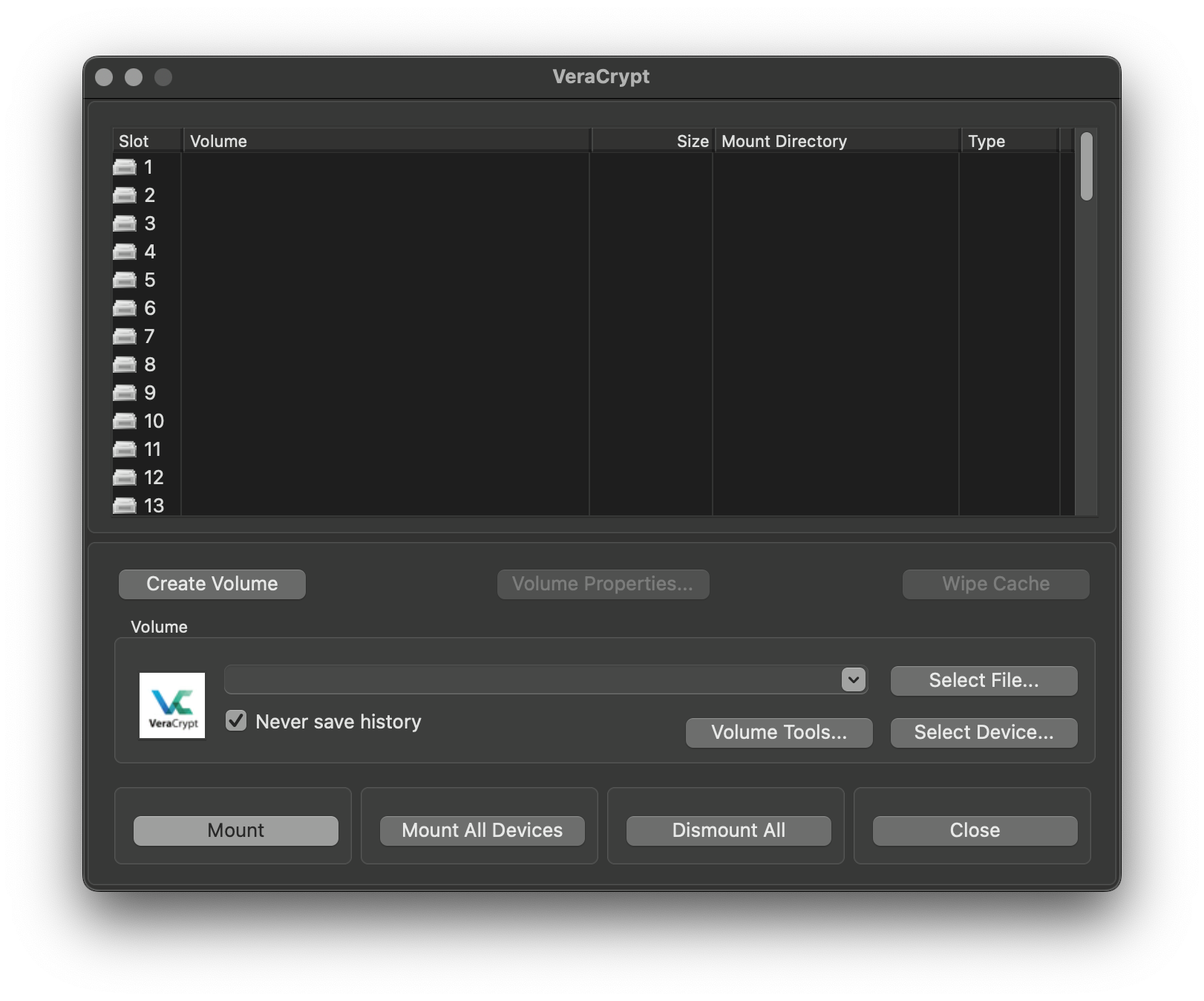 Veracrypt sur macOS © Clubic