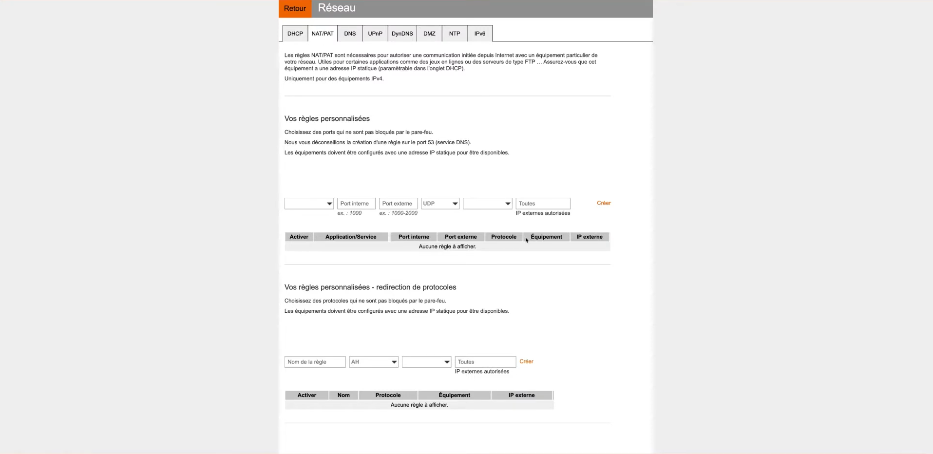 Redirection de port sur votre routeur (Box Internet) © N/A