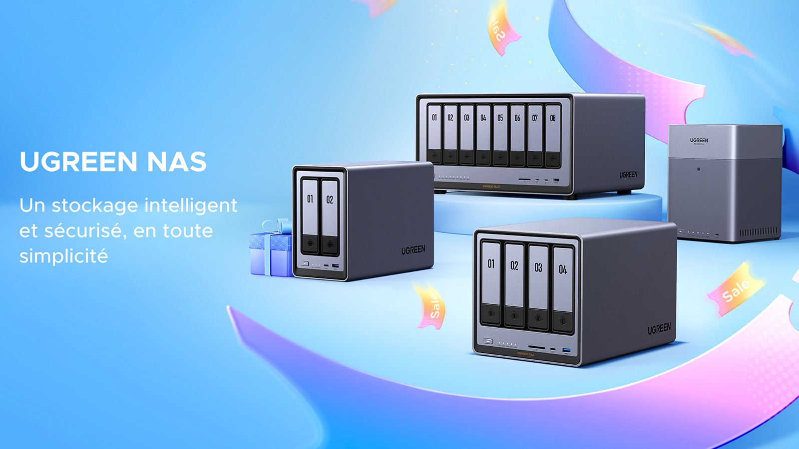 Les NAS UGREEN offrent une solution simple, fiable et abordable pour centraliser, sauvegarder et partager ses données au quotidien ©UGREEN