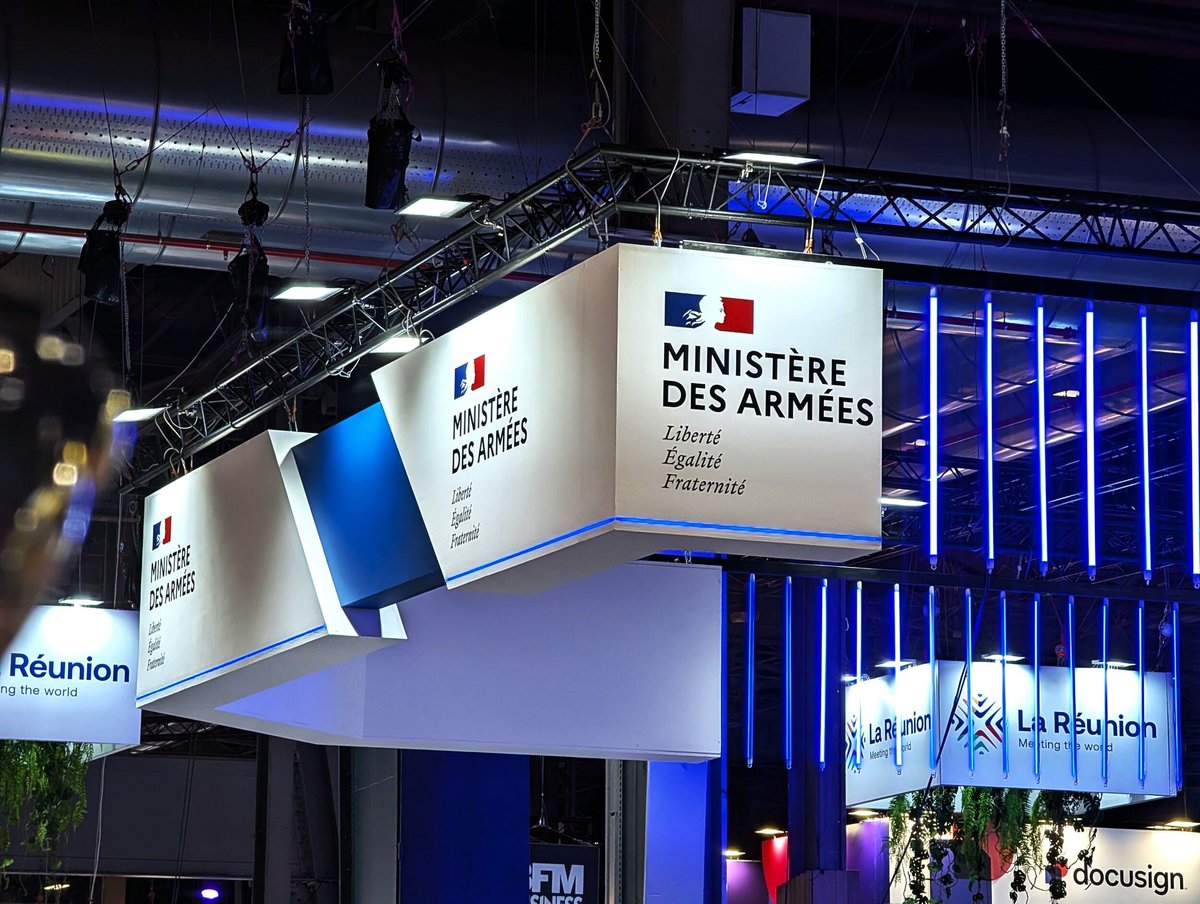 Le stand du ministère des Armées, à VivaTech © Alexandre Boero / Clubic