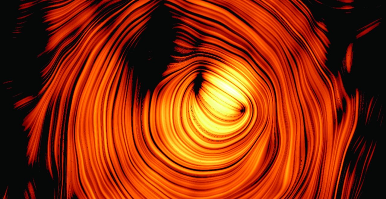 L'« Œil de Sauron » – une image saisissante du faisceau de plasma dans le blazar PKS 1424+240, vue directement de face - © Y.Y. Kovalev et al.