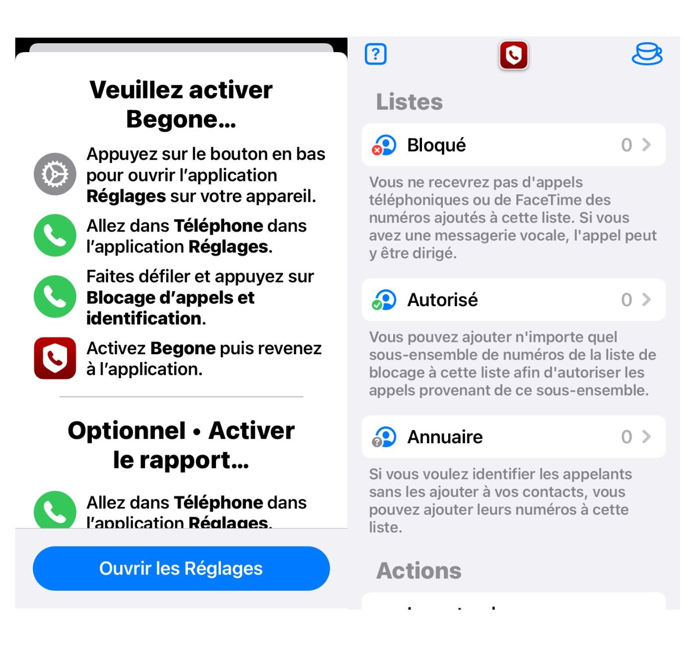 Begone vous guide dans les réglages de votre iPhone pour activer l’identification et le blocage des appels. En quelques étapes simples, vous filtrez les numéros indésirables et réduisez efficacement le spam téléphonique. © Kerem Erkhan