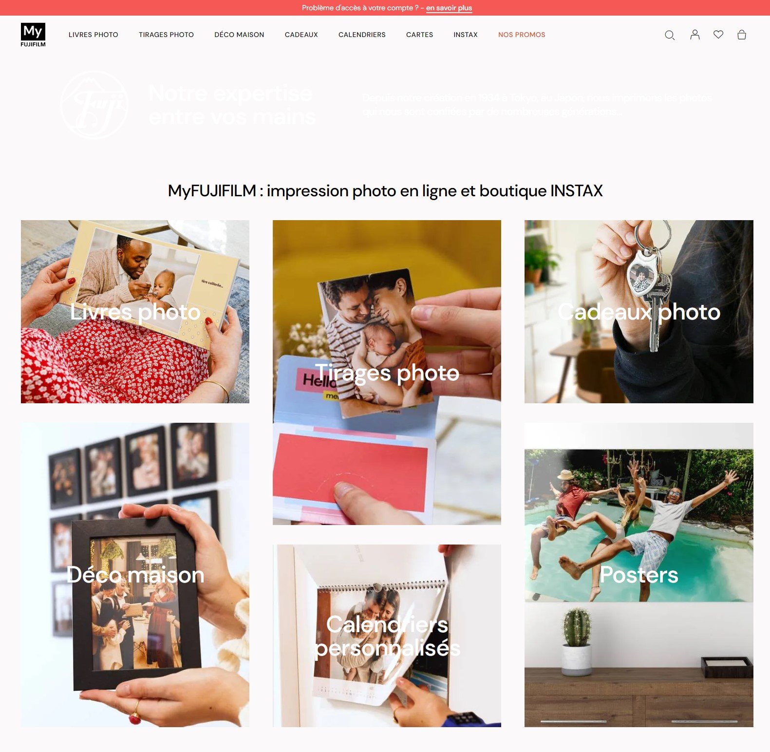 MyFujifilm, la plateforme d'impressiuon photo du constructeur de matériel photographique nippon