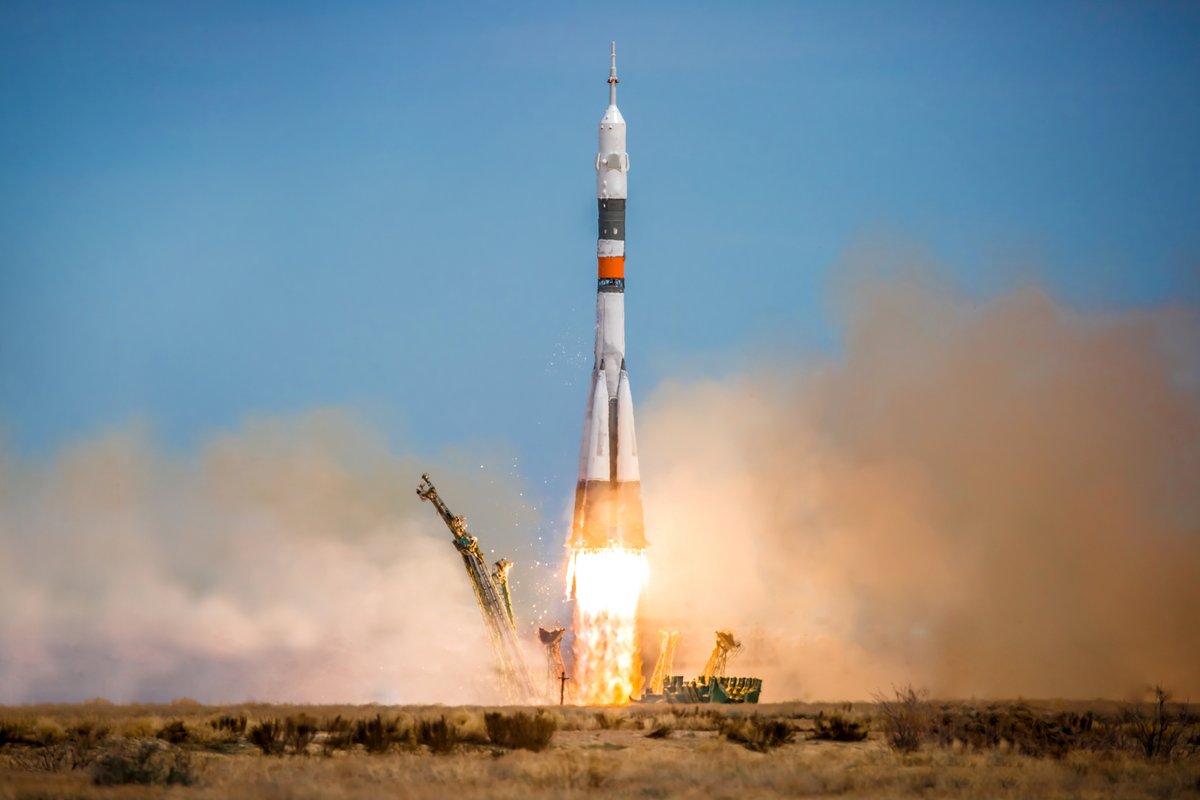 Une fusée Soyouz décolle depuis le cosmodrome de Baïkonour. ©Vera Larina / Shutterstock